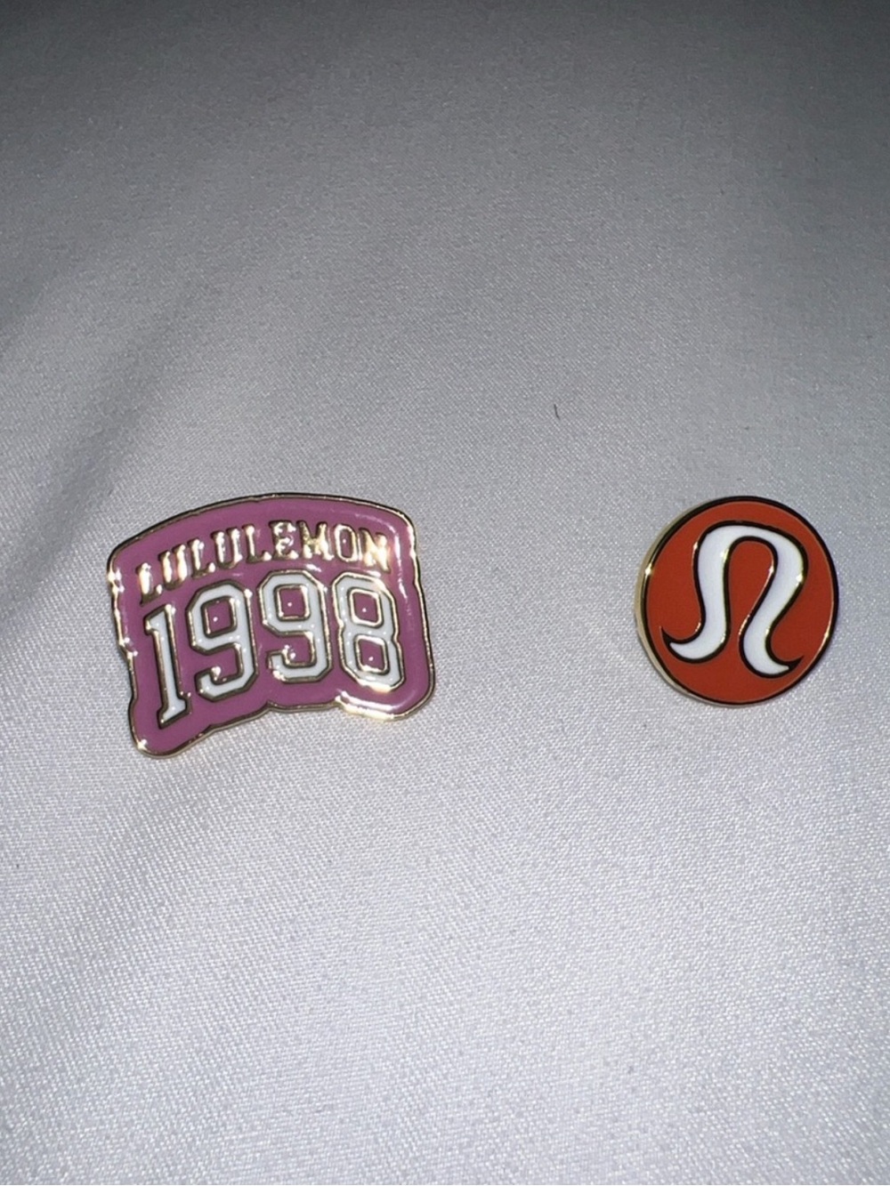lululemon athletica Gold-tone Enamel Pin Set
